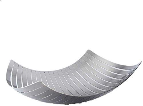 zaizai Cesta para Frutero - Diseño De Alambre De Acero Inoxidable con Estilo Moderno - Centro De Mesa Decorativo para Encimera Bandejas De Comida Ecológicas