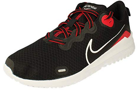 Nike Renew Ride Herren Running Trainers CD0311 Sneakers Schuhe (UK 7 US 8 EU 41, Black White red Anthracite 004)