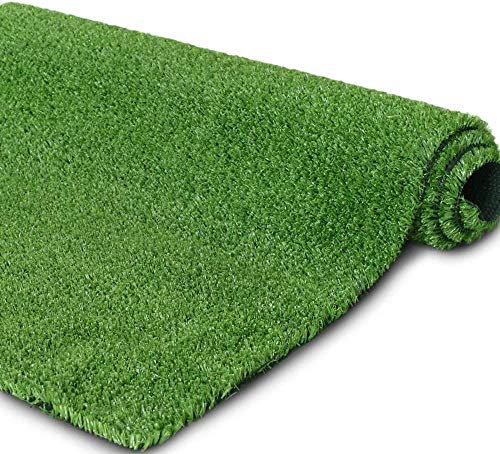 YGLONG Kunstrasenteppich 1m / 2m Künstliches Gras Turfenteppich Künstliches Gras Outdoor Teppich Synthetische Gefälschte Faux Gras Garten Rasenlandschaft Rasenteppich (Color : 1M X 1M)