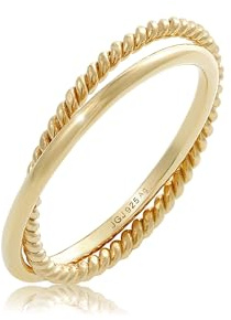 Elli Ring Damen Wickel Klassisch Filigran Twisted Trend 925 Silber