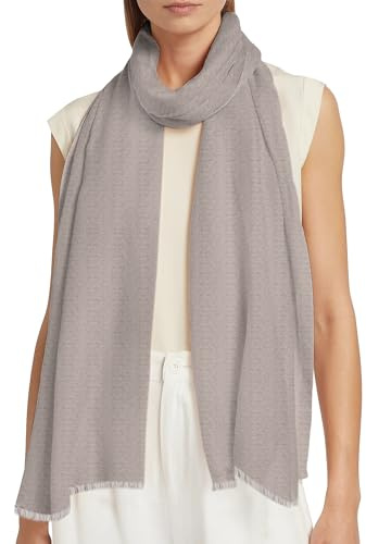 yanopurna Sommerschal Damen aus 100% Kaschmir – Handgewebter Kaschmirschal mit Karomuster – Leichtes Halstuch, Stola & Tuch für Frühling & Sommer – Unisex, Hergestellt in Nepal (68x190 cm)