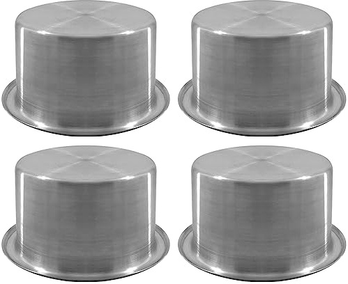 ISURE MARINE 4 portabicchieri in acciaio inox da 7,6 cm, anti-fuoriuscita, con rondella antiscivolo, resistenti inserti per tavolo da poker, adatti per bibite di soda standard, per scrivania, barche,