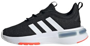 adidas Unisex barn Racer Tr23 krok och ögla skor löpning, Core svart moln vit solröd, 38 2/3 EU