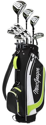 MacGregor Golf CG4000 paketset, stål eller grafit, vagn eller stativväska, 1 tum kortare/längre, höger eller vänster hand