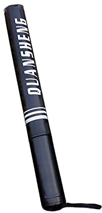 Bastone da allenamento portatile per boxe, attrezzatura da allenamento, in poliuretano, nero, 58 x 5 cm