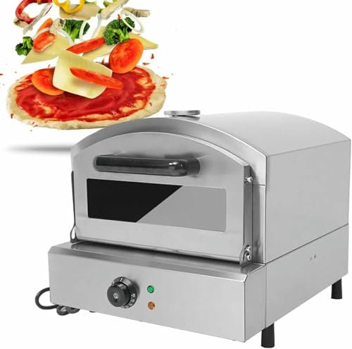 GFXYQPDNV Multi-Function Outdoor Pizza Oven 12 inch Gas Pizza Oven for Outside, Portable Propane Pizza Stove for Charcoal Pellet Grill on Backyard Camping,110V