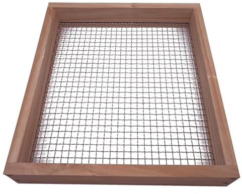 setaccio del suolo - setaccio di terreno per rocce | Rack da setaccio da giardino manuale multifunzionale con capacità | 29x32.5x5cm Strumento riutilizzabile Efficiente alimentazi