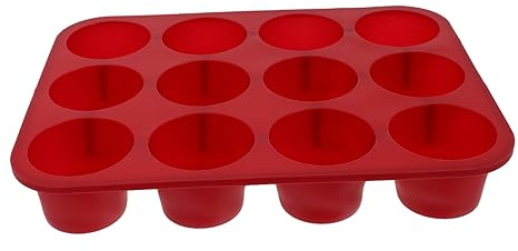 HOLIDYOYO Molde Para Tartas y Muffins De Silicona Unidades Diseño Desmontable Para Hornear Pasteles y Postres