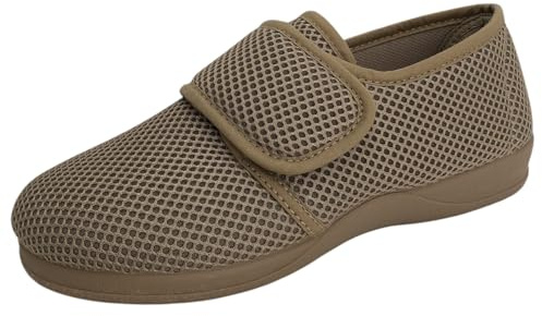 J. Ruiz calzados JR zapatillas de estar por casa mujer verano (Beig, Sistema tallas calzado EU, Adulto, Mujer, Números, mediano, 39)