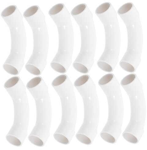 LOPUNER 25pezzi Raccordo Angolare Gradi in Pvc Raccordo Per in Pvc Curva Gradi in Gomito Connettore Gomito in Applicabile Metallici