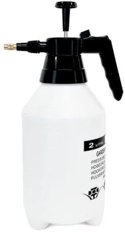 PLANTAWA Pulverizador a Presión 2L | Ideal para Plantas, jardín y huerto | Boquilla metálica Ajustable | Fácil de Usar, Ligero y Resistente