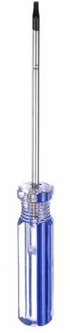 QUARKZMAN Cacciavite Torx aimanté Asta 3x75mm Testa A Stella A 6 Punti T8 Acciaio Al Carbonio Con Impugnatura Antiscivolo Per Riparazione E Miglioramento Elettrodomestici Blu