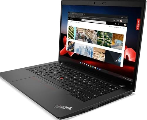 Lenovo ThinkPad L14 Gen 4 14 FHD Business Laptop, Intel Core i7-1355U,16GB DDR4, 256 GB NVMe SSD, Intel Iris Xe Graphics, WiFi 6E, Windows 11 Pro Black, QWERTY -English (Renewed)