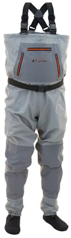 FROGG TOGGS Mens Hellbender Breathable Stockingfoot Fishing Chest Wader, Slate/Gray, XX-Large US