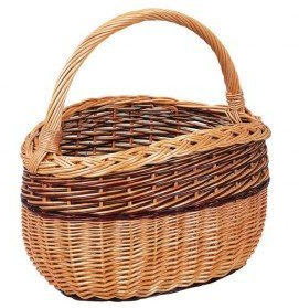 Panier gondole en osier Buff by AUBRY GASPARD