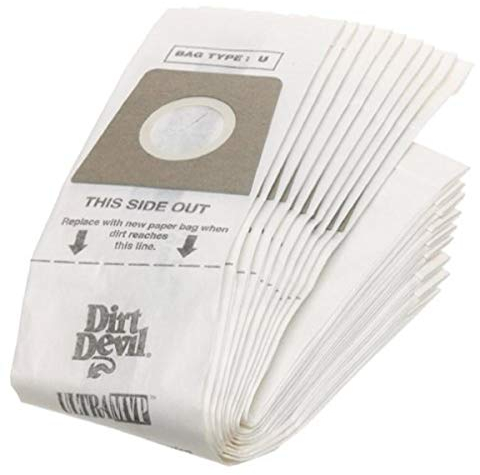 Dirt Devil Type U Vacuum Bags (10-Pack), 3920048001