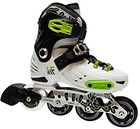 KRF Freeskate First Patines en línea, Mujer, Blanco/Lima, S (28-31)