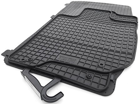 kh Teile Gummimatten Fullback Original Qualität Gummi Fußmatten 2-teilig schwarz