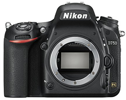 Nikon D750 Digital SLR Camera (24.3 MP) 3.2 inch Tilt-Screen LCD with Wi-Fi (Renewed)