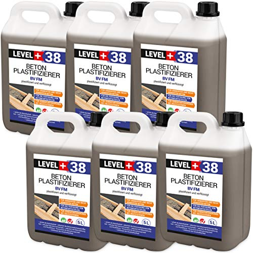 30 L Beton Plastifizierer Fließmittel Betonverflüssiger Zusatzmittel Estrich Zusatzmittel Betonfließmittel RM38