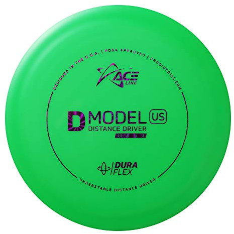 Prodigy Disc Ace Line Glow DuraFlex D Model US Distance Driver Golf Disc [Colors May Vary] – 170-175 g