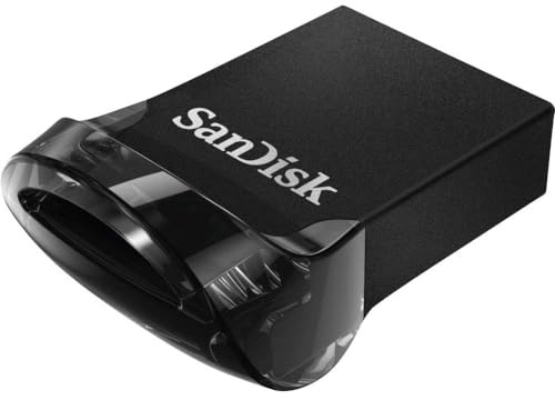 SanDisk SDCZ430-032G-G46, Ultra Fit 32Go Clé USB 3.1 allant jusqu'à 130Mo/s, Noir