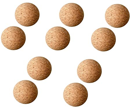10 Stück Weinkorken aus Kork aus Holz, Korkkugelverschluss, Ersatz für Weinkaraffe, 2,4 Zoll/6,1 cm