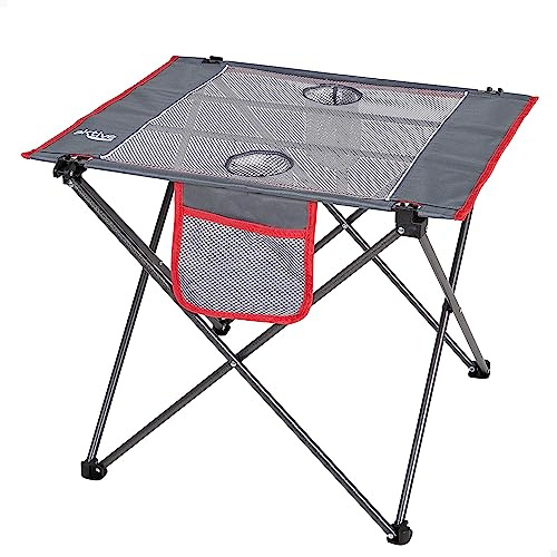 Aktive 63026 - Camping-Klapptisch aus Polyester, Maße 62 x 50 x 50 cm, Ultraleicht, bequem und einfach zu transportieren, Kompakt, Campingtische, Tragbarer Klapptisch, Picknicktisch