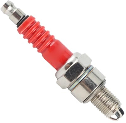 Akozon Zündkerze Roller 4 Takt Motorrad Zündkerze 125cc Spark Plug Unipolare Hochleistungs-Zündkerze für Scooter ATV Quads GY6 50cc 110cc 125cc 150cc Motor