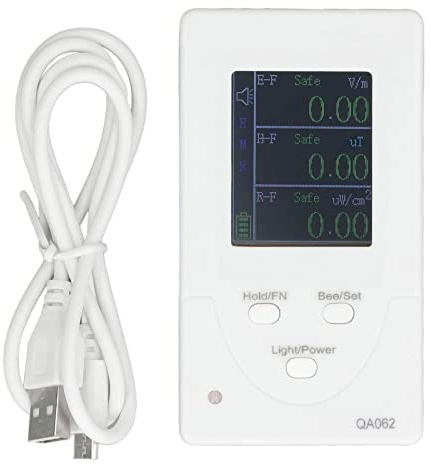 Rilevatore di Campo Elettromagnetico, Radiazioni Nucleari, Misuratore EMF Ricaricabile Tramite USB, Tester, Display Contatore di Dosi di Radiazioni Rilevatore di Radiazioni