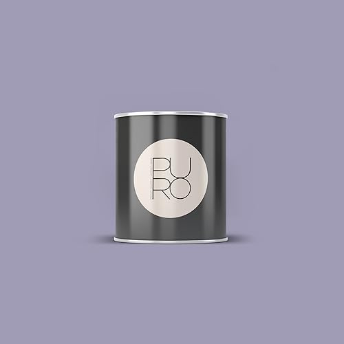 Livingwalls PURO Premium Wandfarbe c2004 - Malerfarbe mit sehr hoher Deckkraft - matte hochwertige Innenfarbe in Violett - 1l