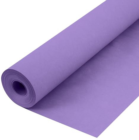 Paclord In den USA hergestelltes, 61 x 3048 cm großes, lilafarbenes Kraftpapier, 20,4 kg dick, amerikanisches Qualitätskraftpapier für Schule, Kunst und Handwerk, Pinnwand-Kraftpapier, geruchlos,