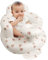 EKEPE Inflatable Baby Chair with Tray for Babies 3 Months & Up, Blow Up Baby Seat with Built in Air Pump, Sit Me Up Floor Baby Seats for Infants for Sitting Up - Bear Head with Tray