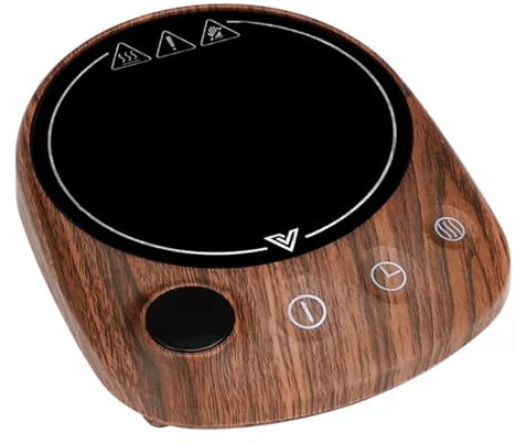 SHJ-HIUXCZ Chauffe-Tasse électrique 200W, 100 °C, poêle à thé, Plaque chauffante, Dessous de Verre, 5 Vitesses, réglage de la température, 220V,A