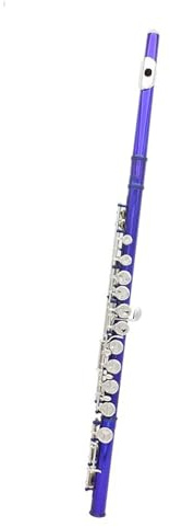 Flûtes Traversières Flûte Traversière 16 Trous Ouverts Fermés En Do Flûte Transversale En Cupronickel Instrument De Concert Avec Clé En Mi Pièces Et Accessoires De Flûte