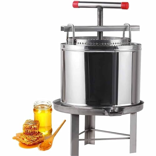 Extracteur de miel manuel, équipement d'extraction professionnel d'apiculture en acier inoxydable, outil de centrifugeuse de miel commercial, séparateur de miel à nid d'abeille, machine de presse à