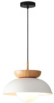 Plafonnier, Lustre de Style Minimaliste Japonais, Lampe à Suspension à Une tête, luminaires en métal for Couvercle de Soucoupe Volante, Lampe Suspendue Tatami for Restaurant et hôtel.