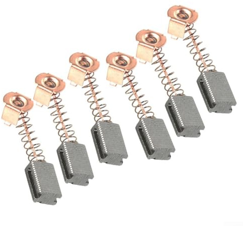 Per Smerigliatrice Angolare Ricambi Spazzole Carbonio 6pcs 5x8x12mm per Modello G720