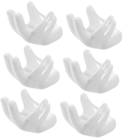 CIYODO Portauova in Ceramica A Forma di Mano Espositore per Uova di Pasqua E Sode Decorazioni per Cucina