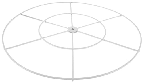 HAWILLOSCH Aro Metálico Redondo 40 Cm para Cortinas De Boda, Estructura Robusta De Hierro, Resistente a Deformaciones, para Decoración y Eventos Nupciales, Soporte para Techo Celebraciones