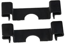 Lot de 100 embouts de protection for rail noir NS35-HT, épaisseur 7,5, for rail uniquement