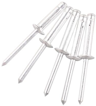 Lot de 30/50 rivets aveugles pliables en alliage d'aluminium, type plié 4,0 mm 4,8 mm, for matériaux souples ou plastiques(30Pcs,4.8x30mm)