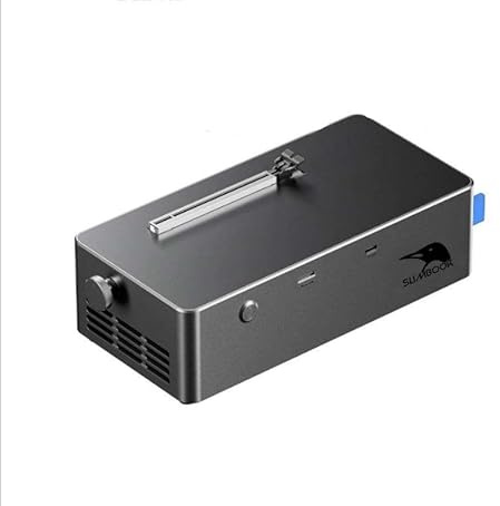 ESTACION DE Acoplamiento GPU Externa SLIMBOOK | Carcasa EGPU con Interfaz OCuLink/USB4.0/Hot Swapping TGX | Fuente de Alimentación Integrada de 800 W ! Gpu hasta 350W | Base PCIe 4.0 X4 EGPU | Gris