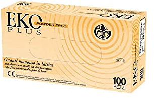 Gardening GUANTI LATTICE EKO PLUS POWDER FREE XS Cf.Pz.100