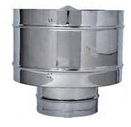 Europrofil Fumaiolo Comignolo Antivento attacco Femmina Tondo Ø cm 8 FUMACC80