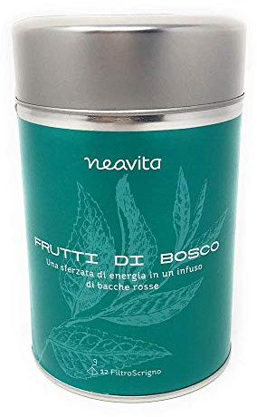 Neavita Frutti Di Bosco - Barattolo Con Infuso Di Frutta, 12 Filtri