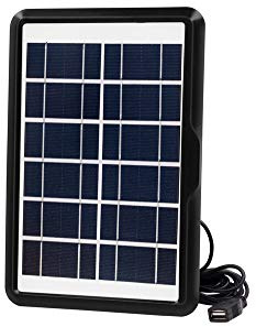 edi-tronic 5V max. 1000mA Solarlader Solarladegerät Solarpanel USB mobil Outdoor wasserdicht ideal für Camping Wandern Reisen Urlaub geeignet für Smartphone Tablet Powerbank