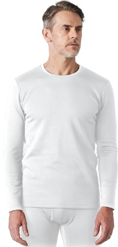 LAPASA Mäns inre fleece termiska underkläder topp skidor snowboard funktionella underkläder termounderskjorta ultralätt/tunn, midväg/medium, tung (1 eller 2-pack) M09&M55&M26