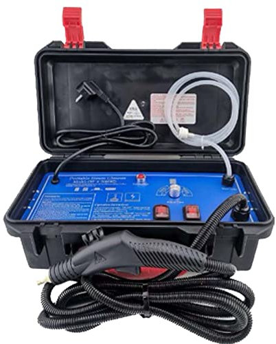 STIDE Pulitore a Vapore ad Alta Pressione tenuto a Mano 1700W/3000W,pulitore a Vapore Commerciale ad Alta Temperatura 115℃,Macchina per la Pulizia Domestica-Acqua Calda e Fredda,110V-1700W