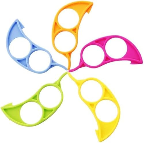 Multifunktionaler Schäler, Gemüseschneider, tragbarer Orangenöffner, Schäler, Küchenzubehör, Orangenschäler aus Kunststoff, Schälwerkzeug, Maschine, Küchenhelfer, geeignet for Obst und Gemüse in der H